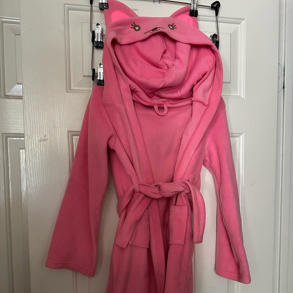 Girls cat robe